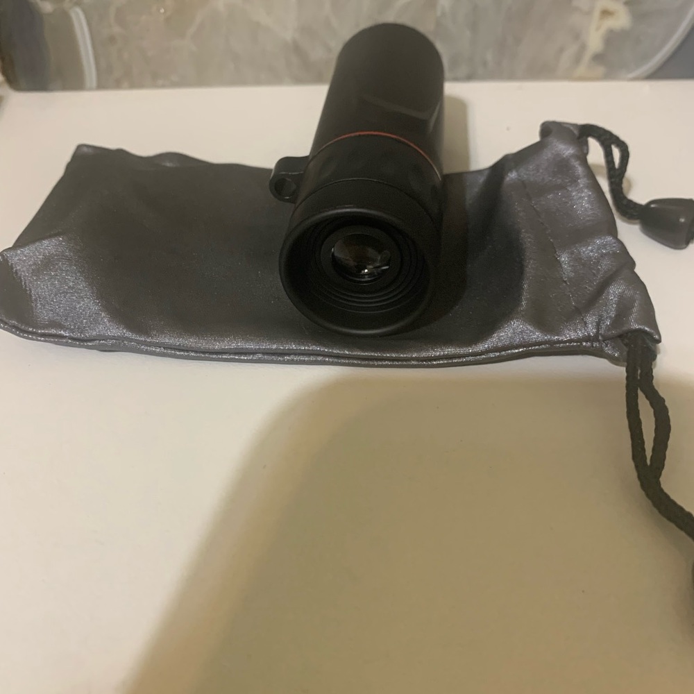 Amazon Black Monocular with Carry Pouch